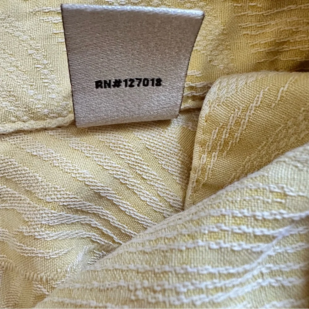 Jamaica Jaxx Yellow short sleeve men’s XL tropical Textured Shirt‎